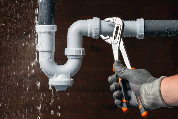 Professional Water Line Repair technician working in Concord, NH